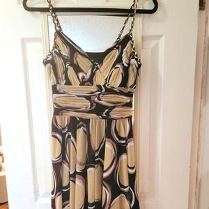 Flowy Sangria Brand geometric shaped dress size 8